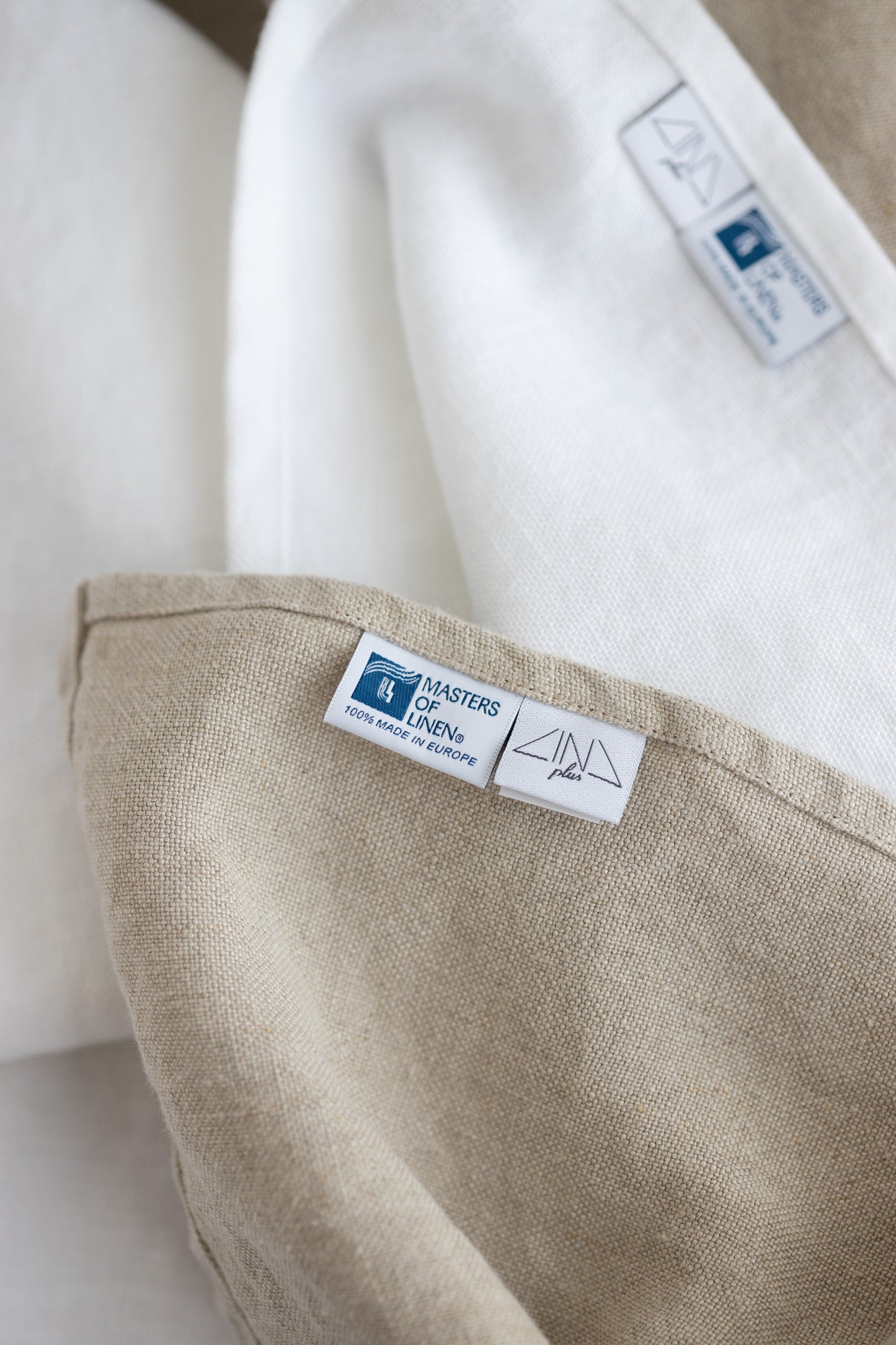 Superheavy Linen Sheet Set of 2 pcs. in NEUTRAL