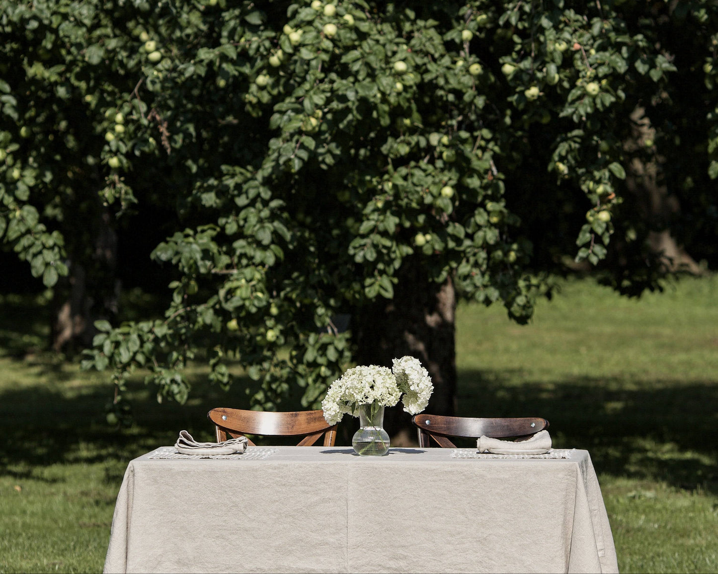 2 Heavy-weight Linen Tablecloths