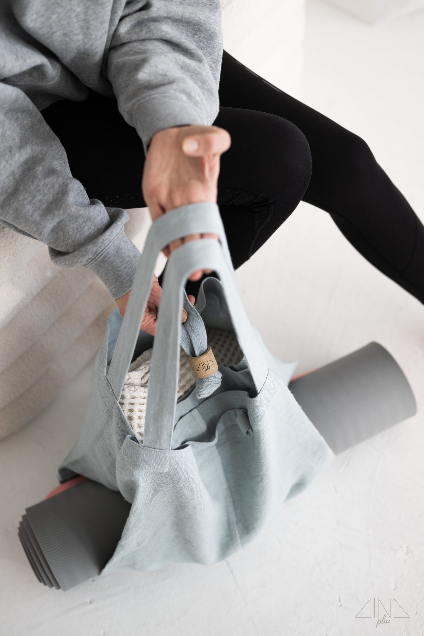 Linen Yoga Bag