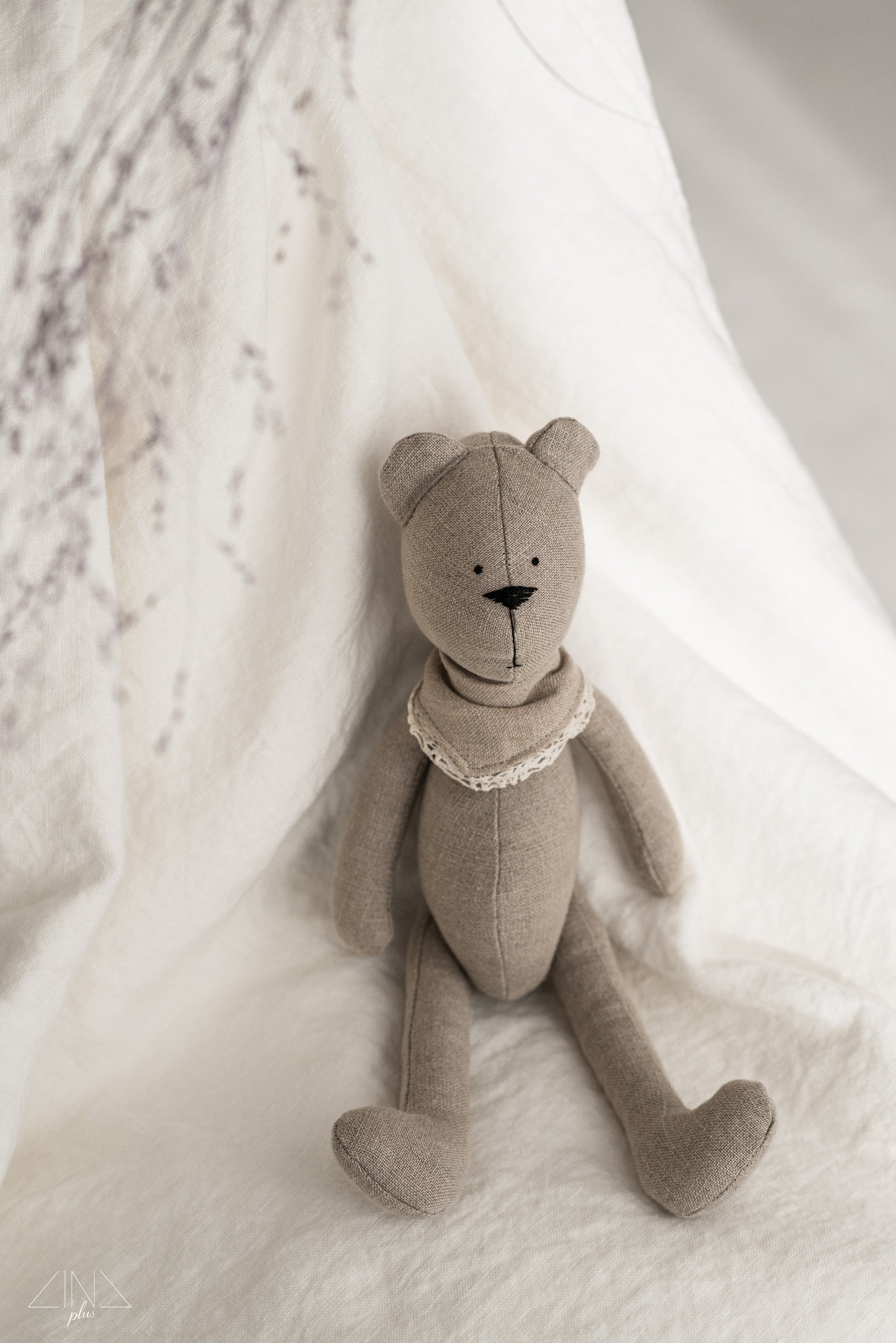Linen Teddy Bear