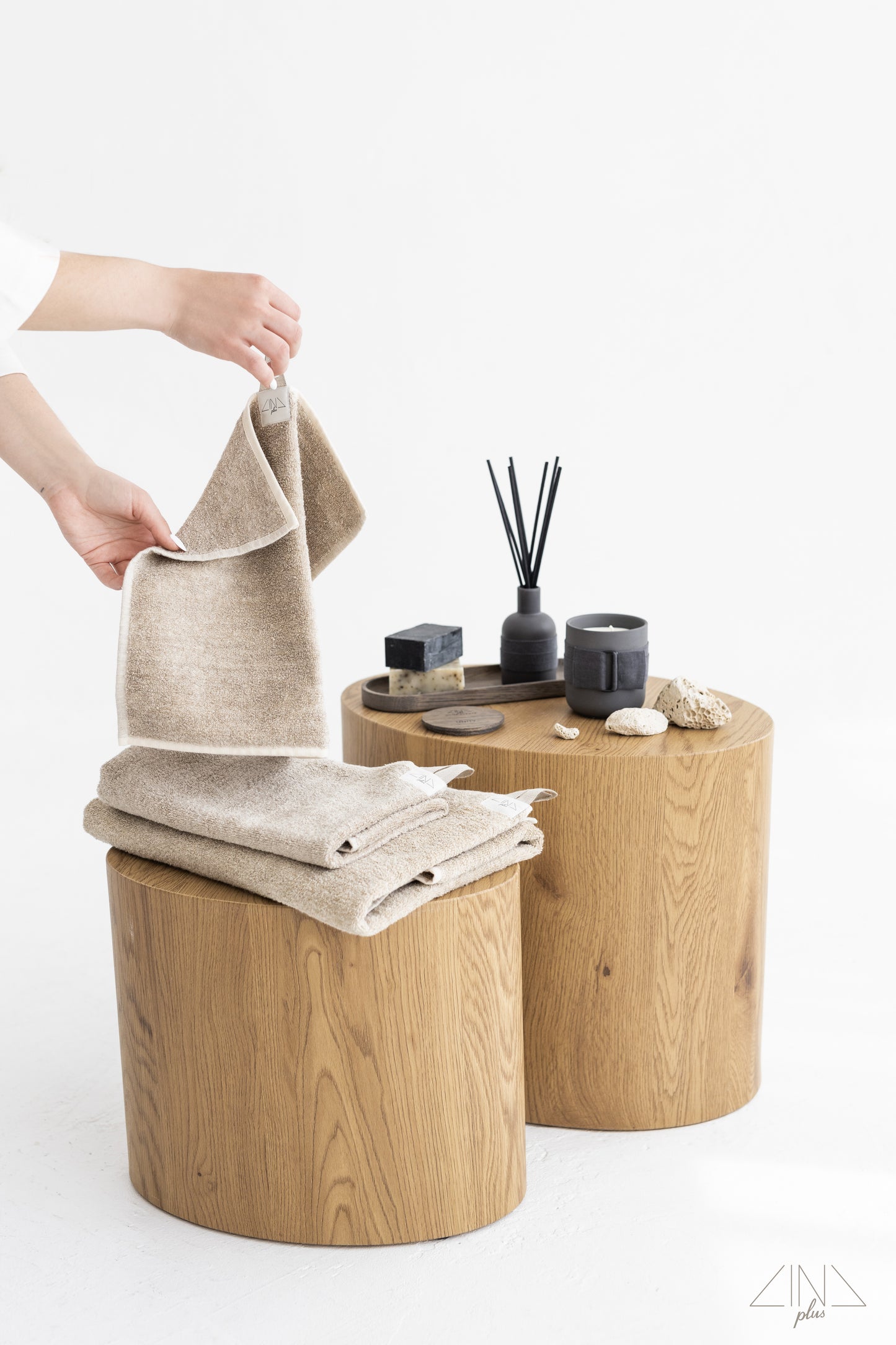 Linen Terry Towel in NEUTRAL