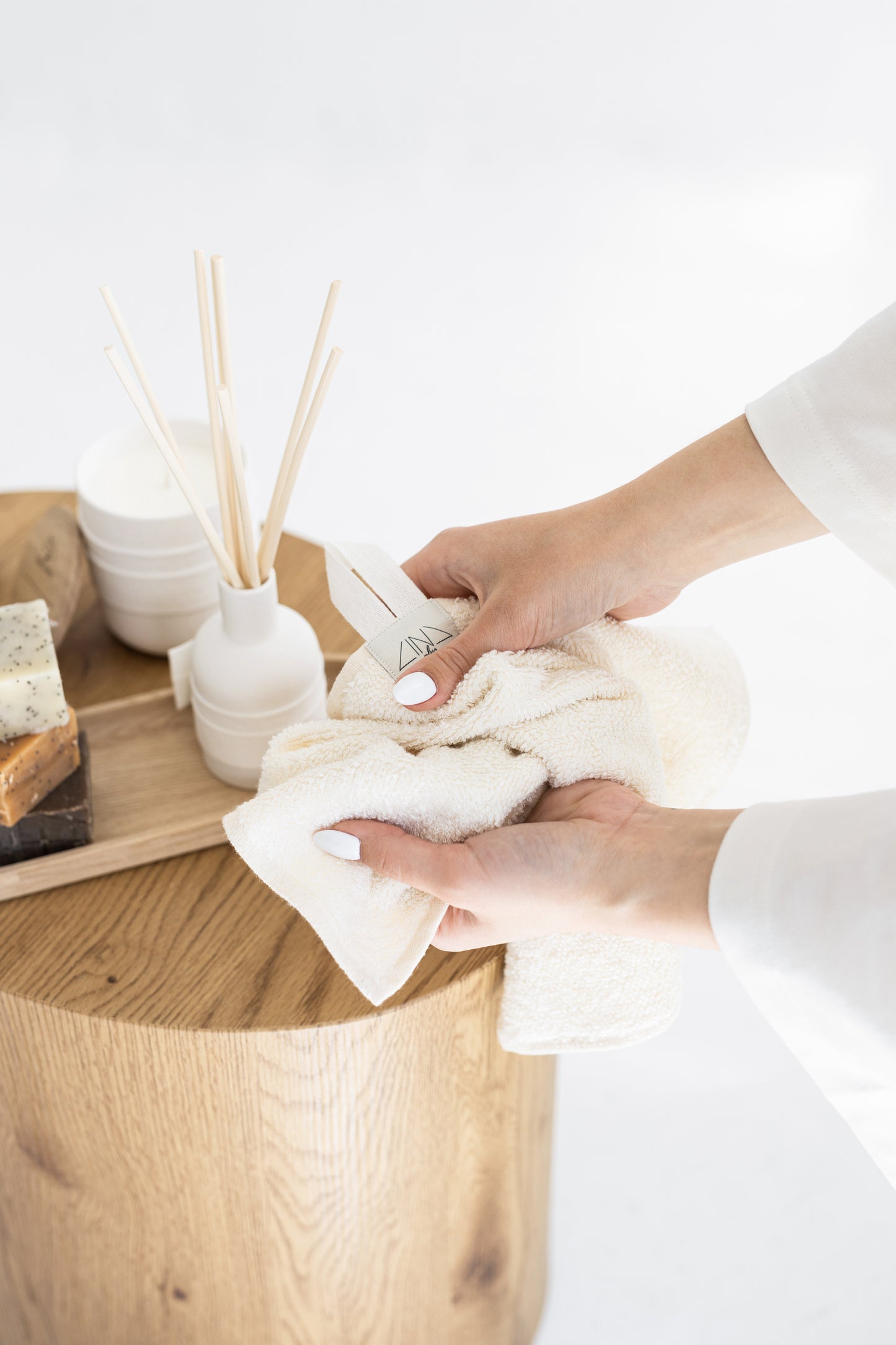 Linen Terry Towel in NEUTRAL