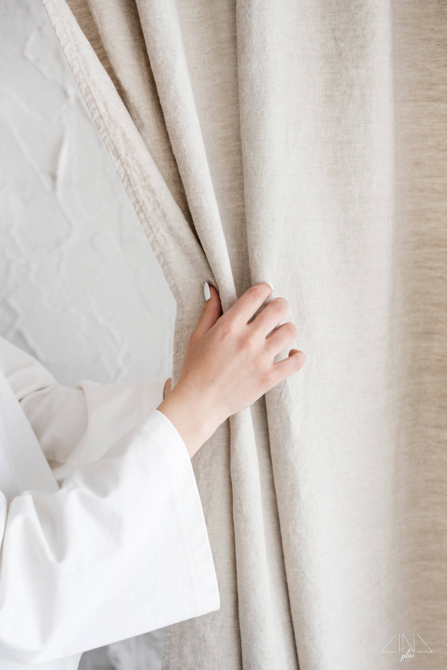 Heavy-Weight Linen Curtains NATURAL LIGHT