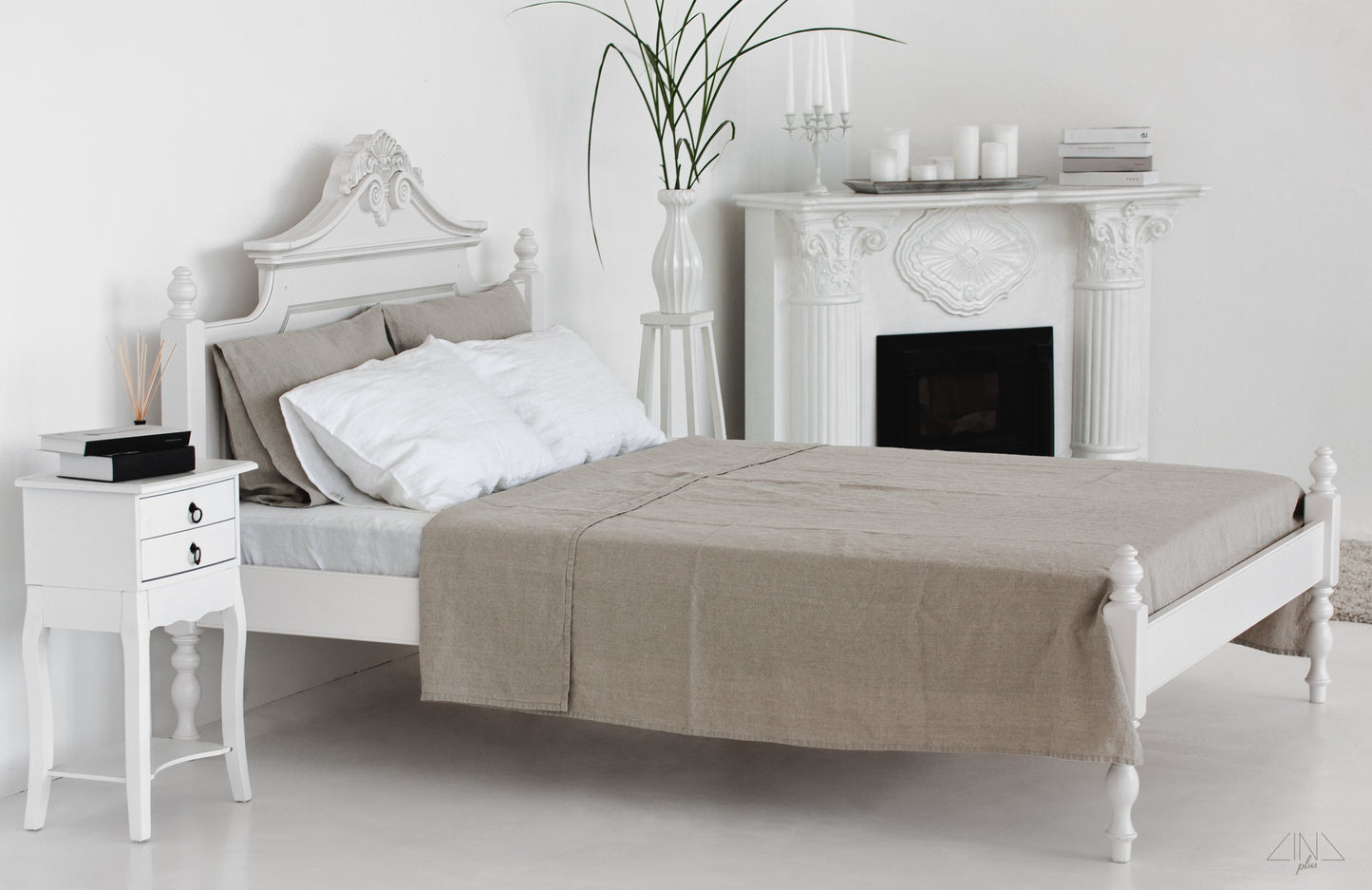 Linen Bedding LINOTELA Natural Flax