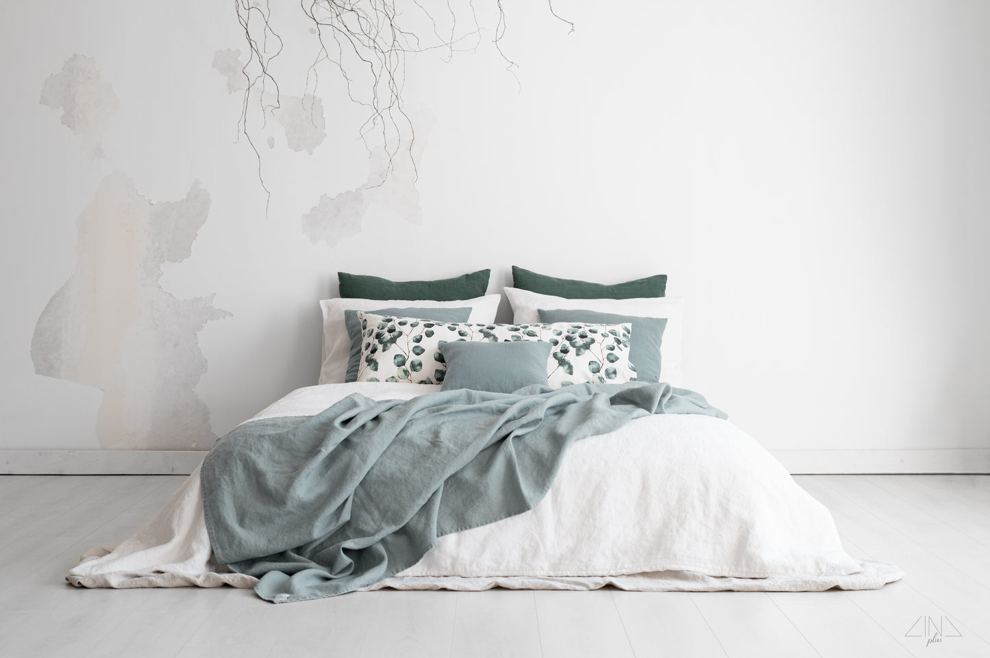 Super-Heavy Linen Pillowcase in COLOR