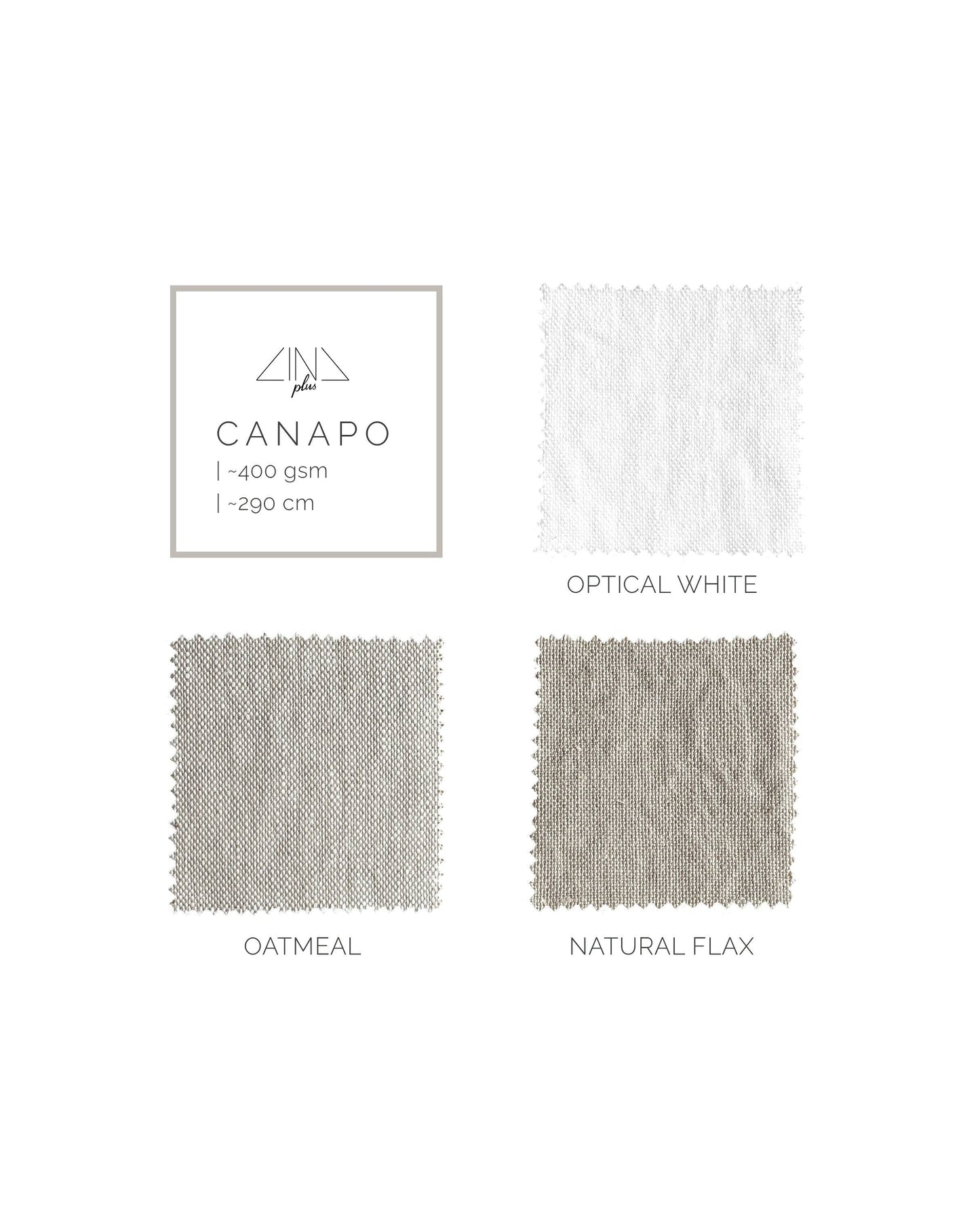 Superheavy Linen Sheet Set of 2 pcs. in NEUTRAL