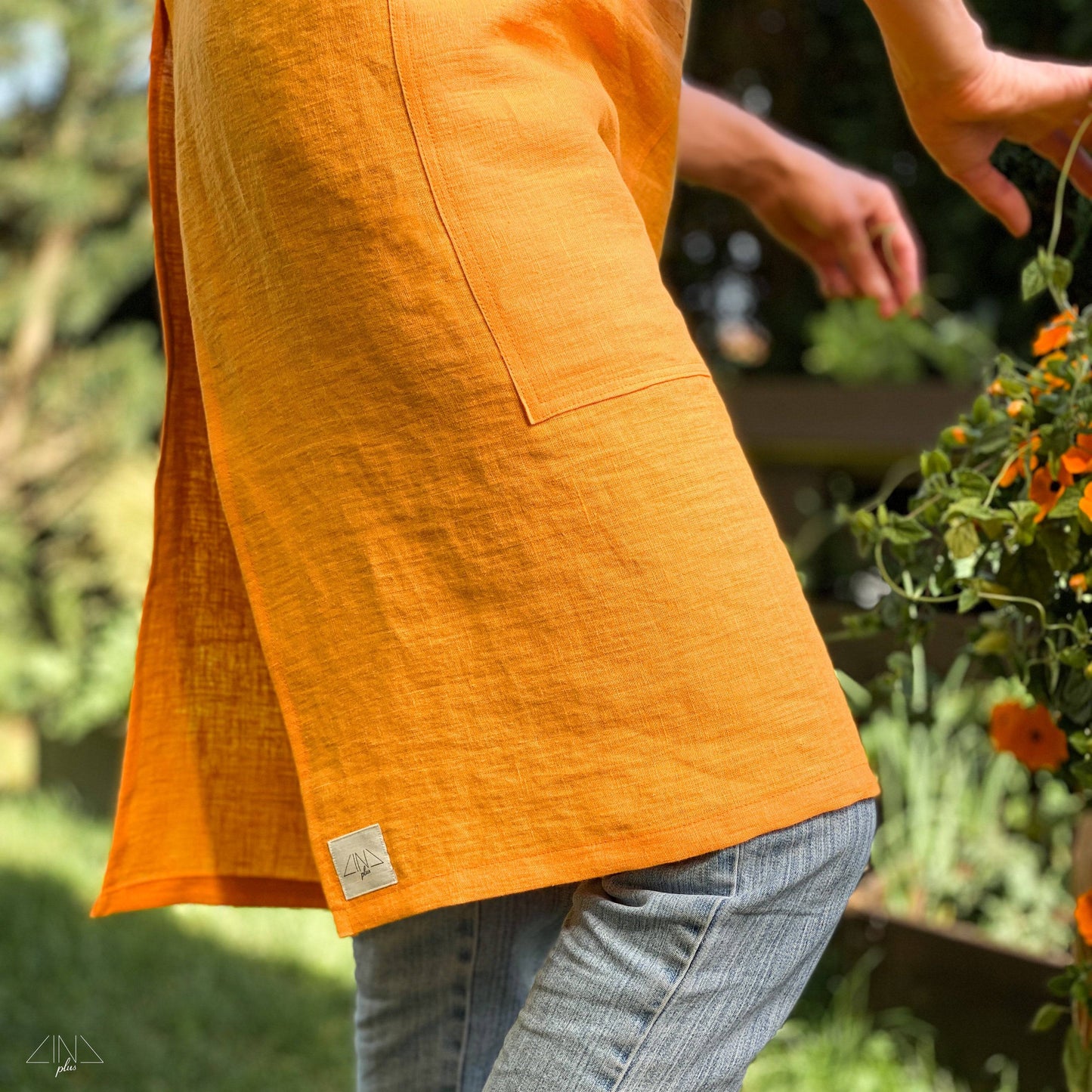 Linen Pinafore Apron