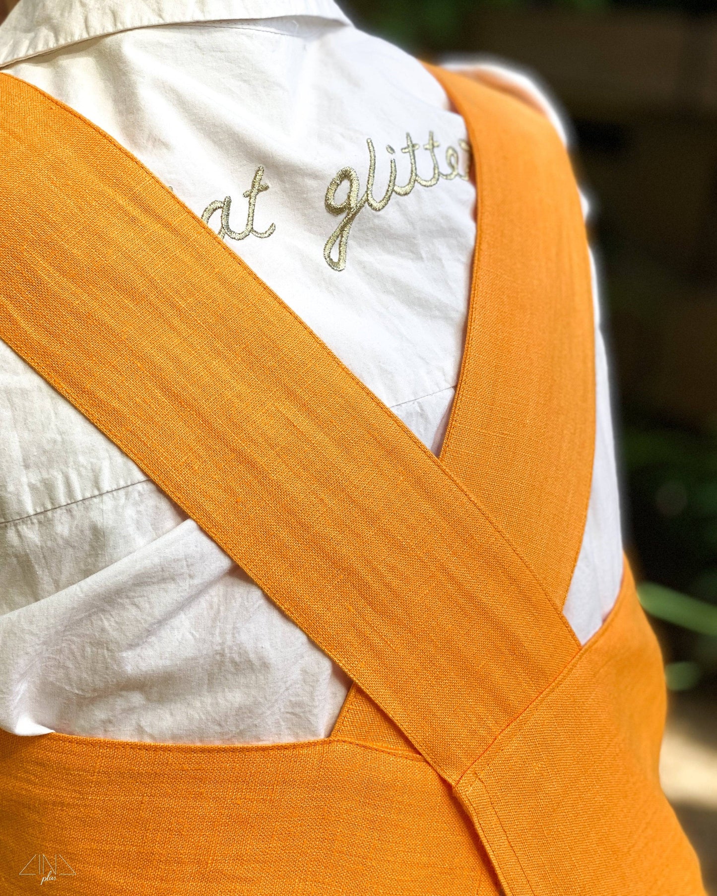 Linen Pinafore Apron