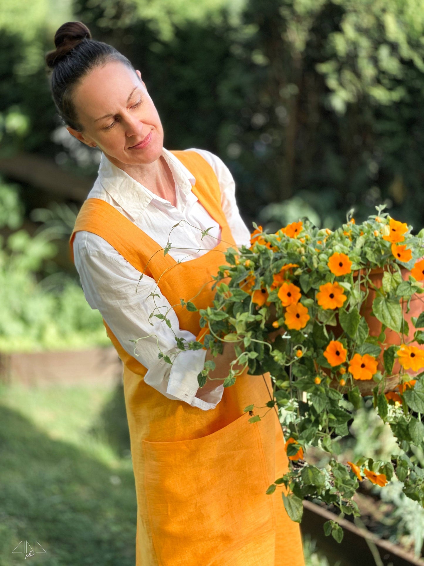 Linen Pinafore Apron