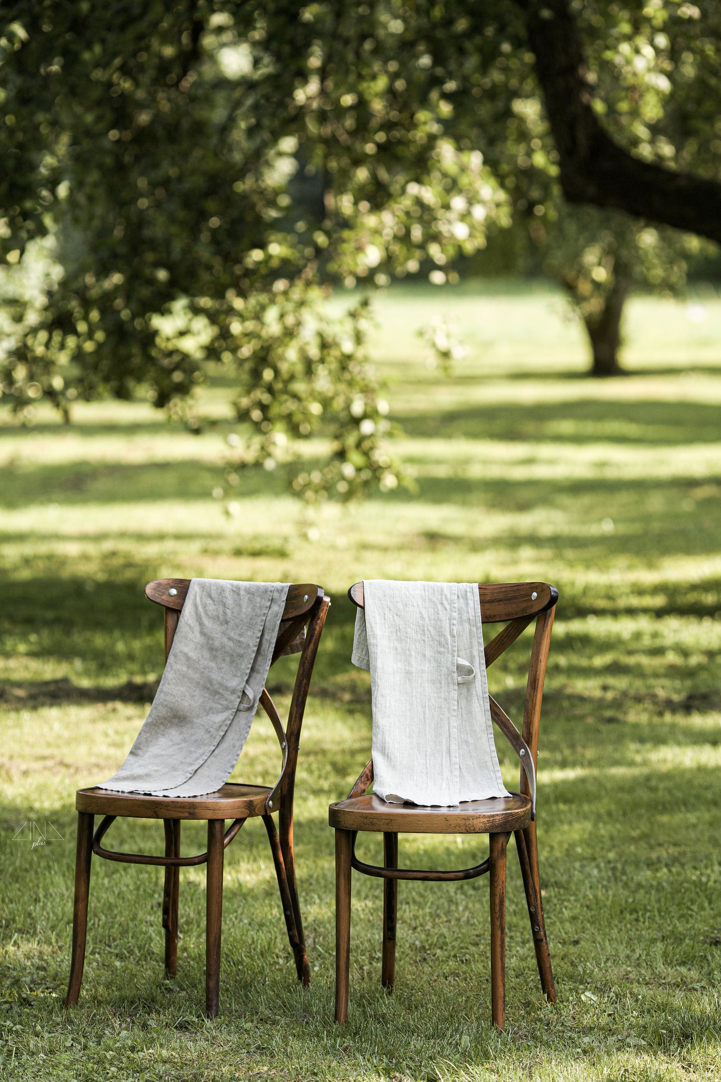 Linen Tea Towel BORDERA