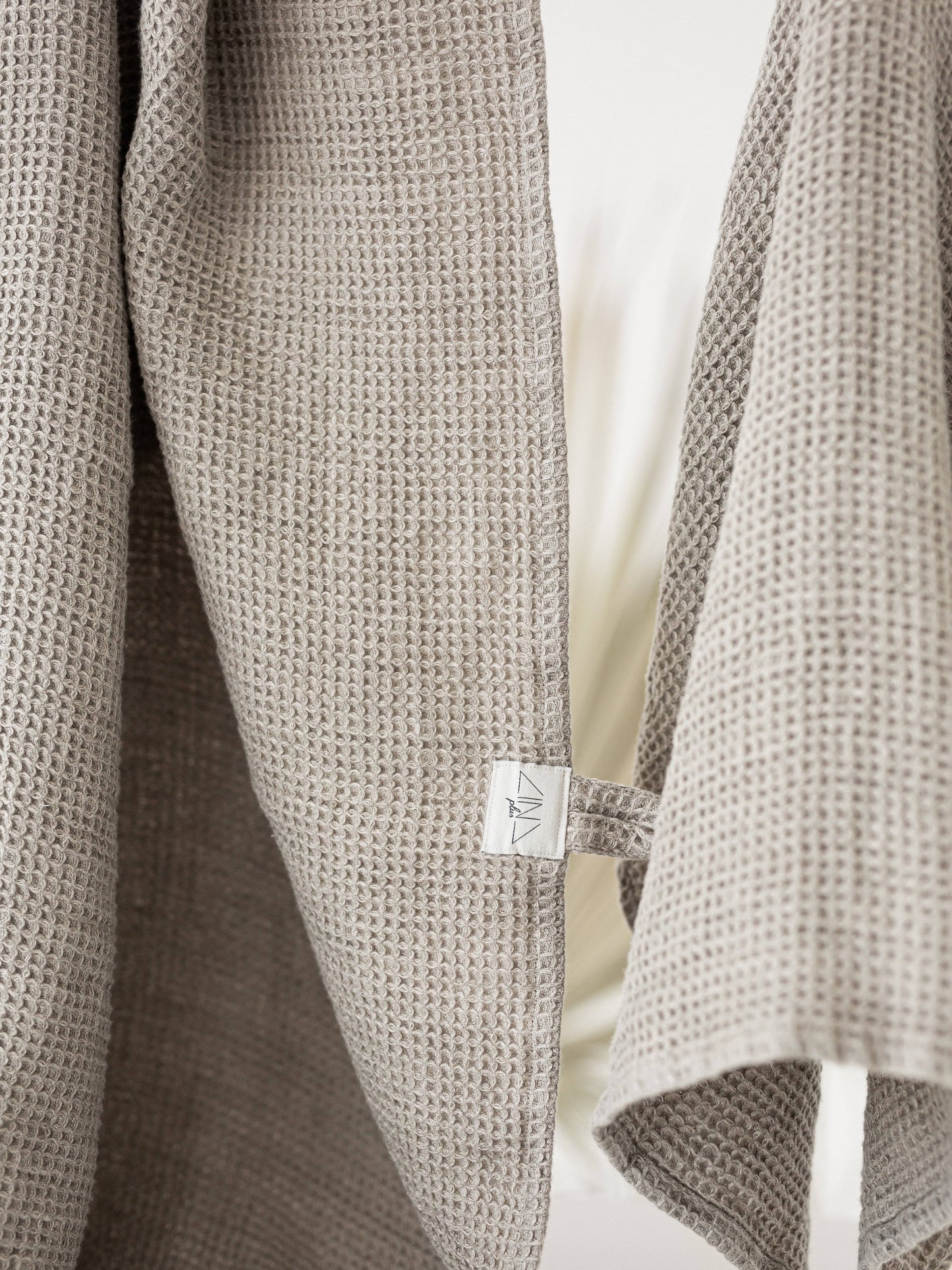Linen Waffle Towel in NEUTRAL