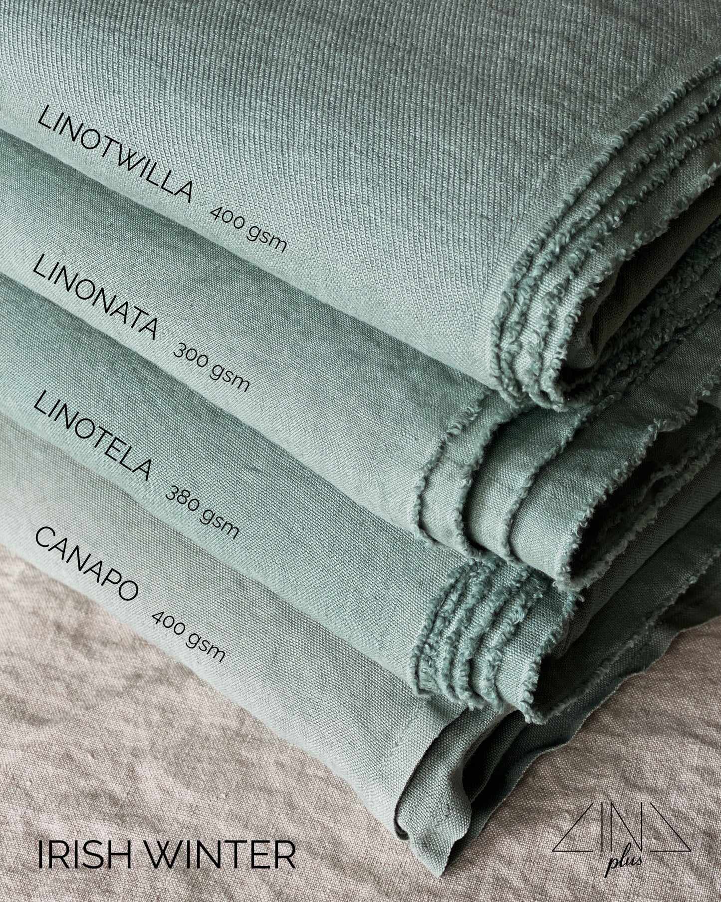 Custom Linen Bedding Oatmeal | Irish Winter