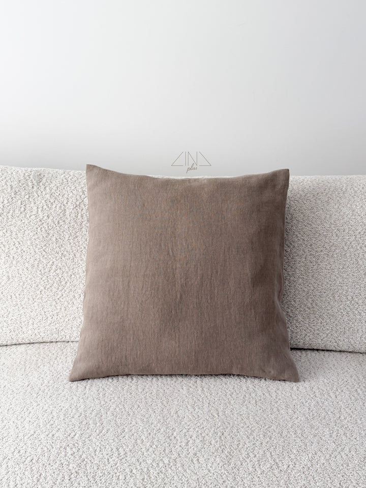 LINONATA Heavy Linen Pillowcase in COLOR