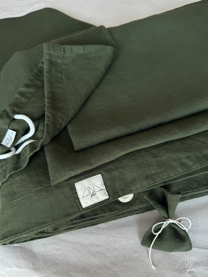 Linen Duvet Cover Set in COLOR