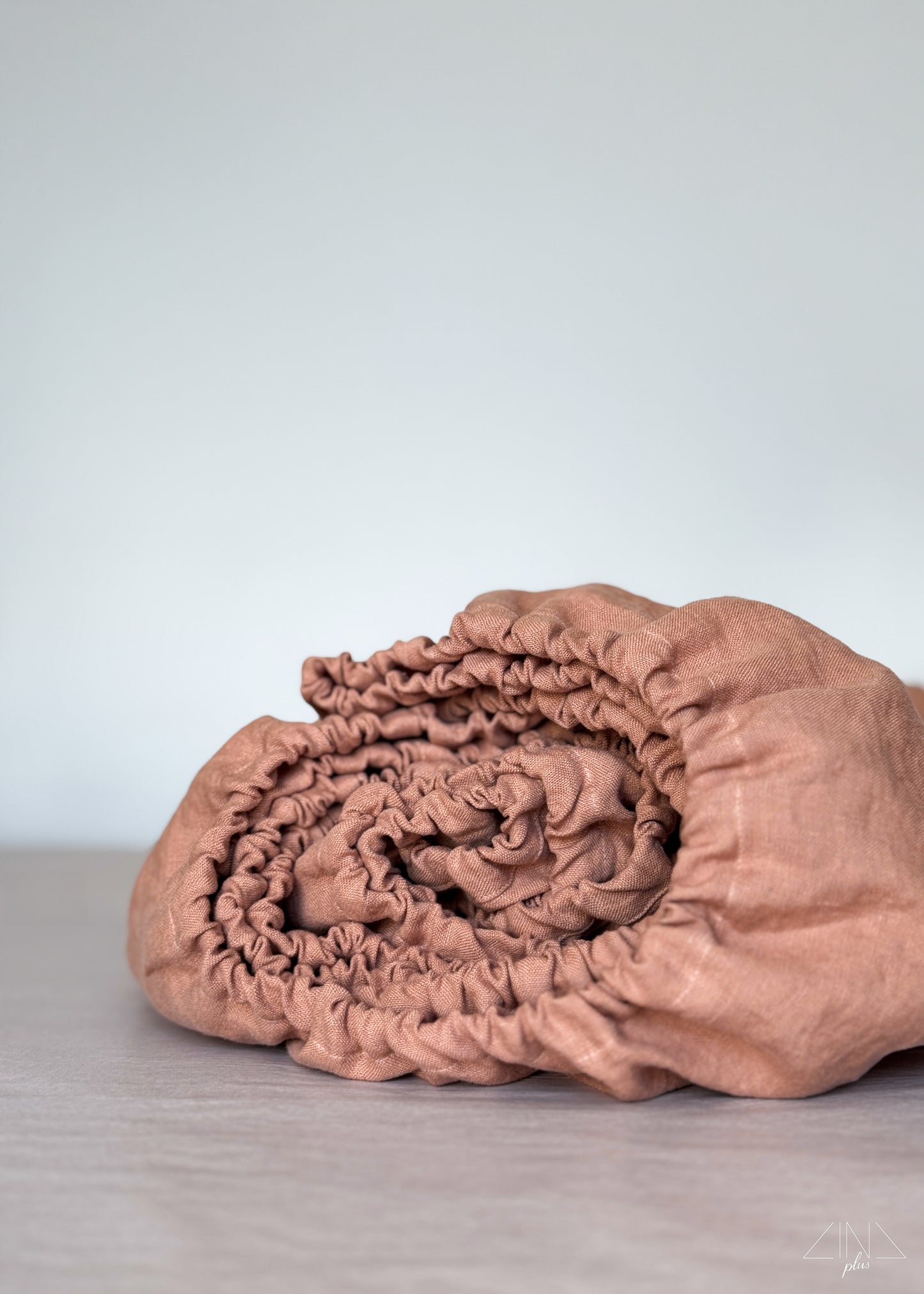 Heavy Linen Fitted Sheet in COLOR