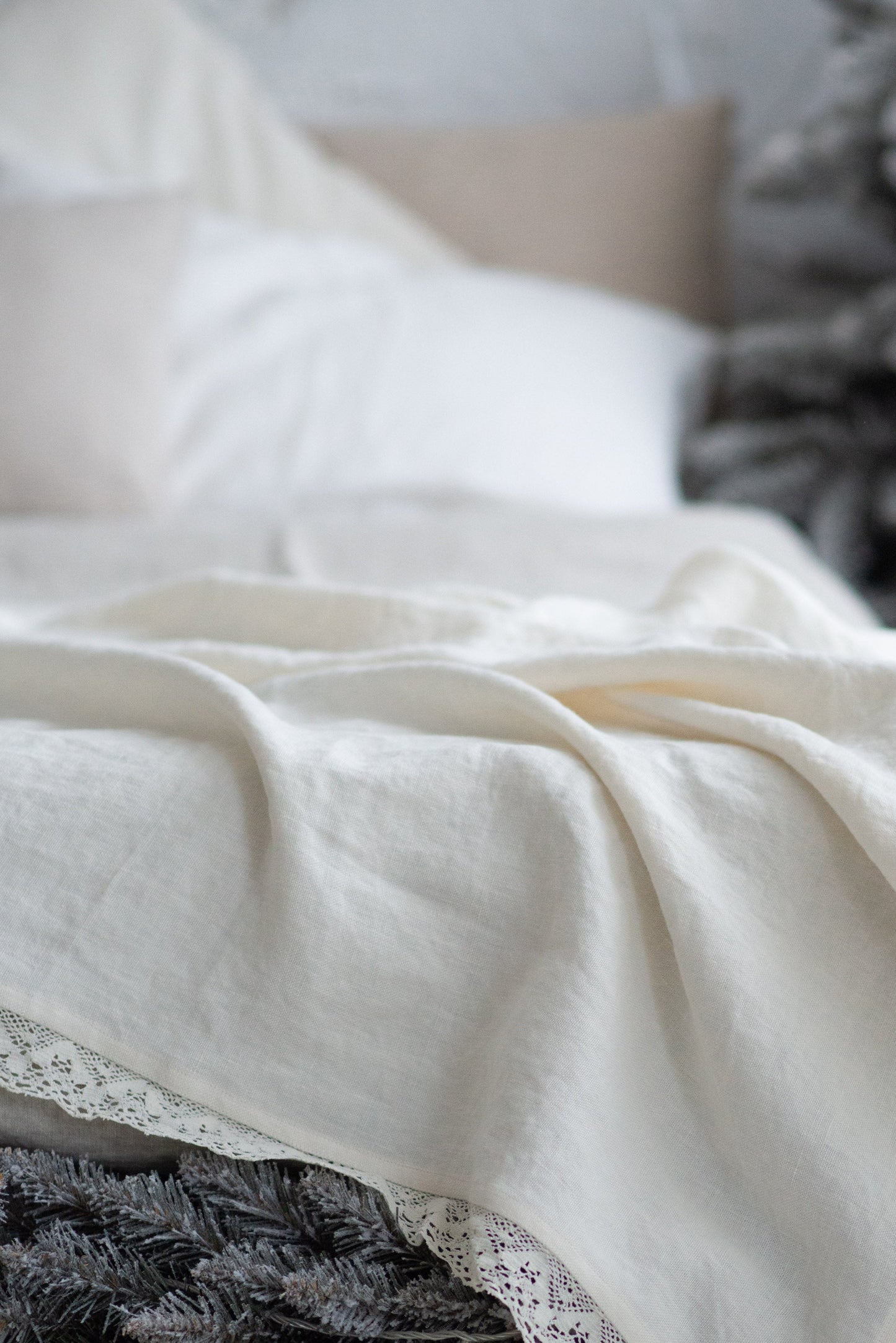 Linen Fabric CANAPO Ivory