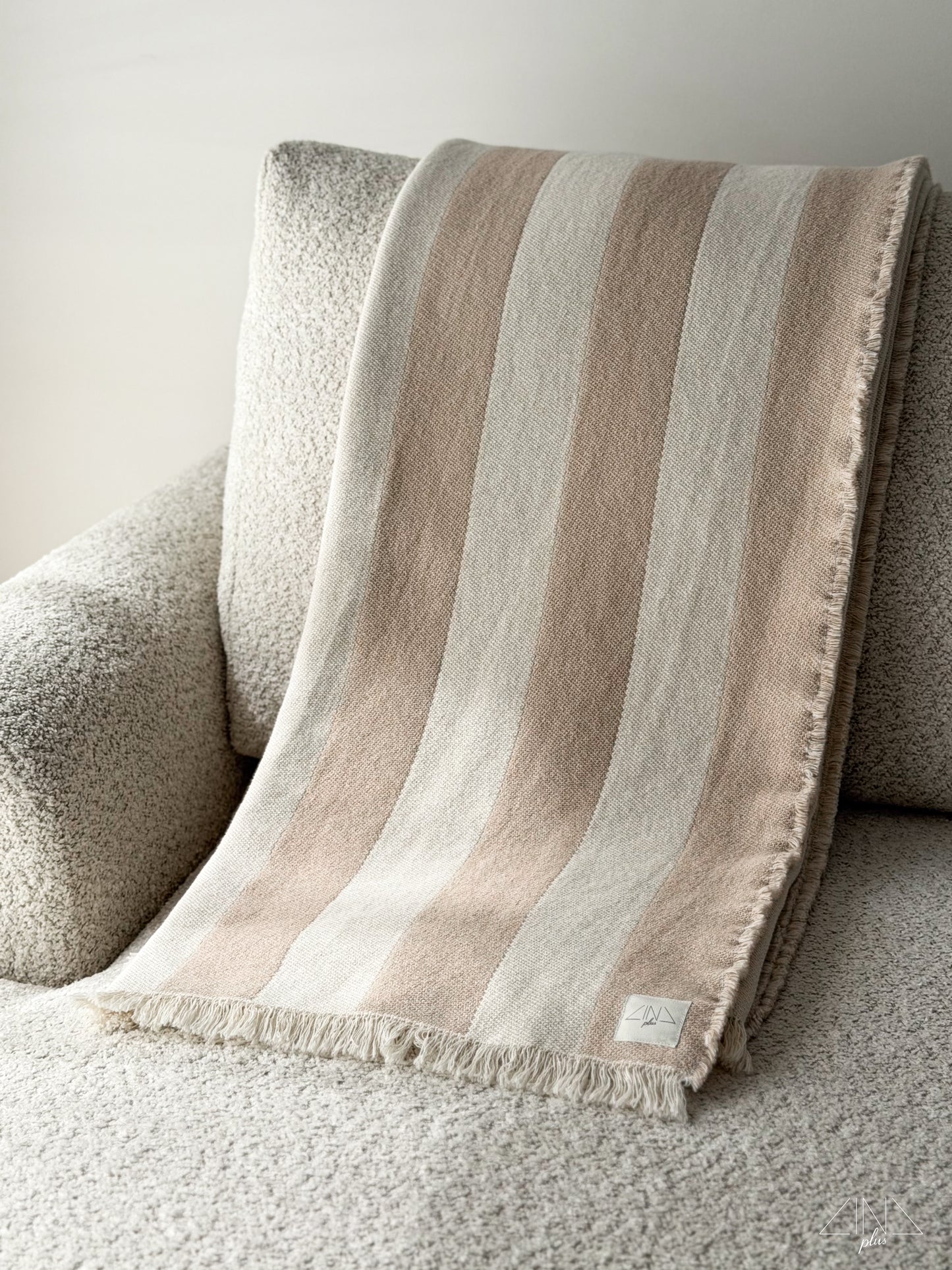 Cotton Blanket | Throw in Stripes