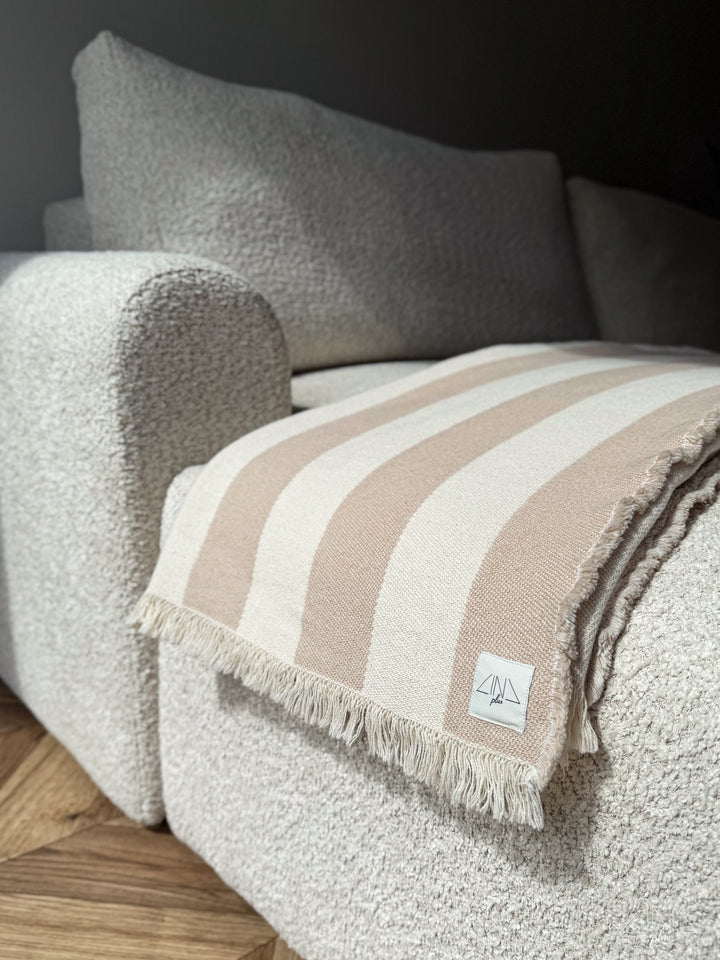 Cotton Blanket | Throw in Stripes