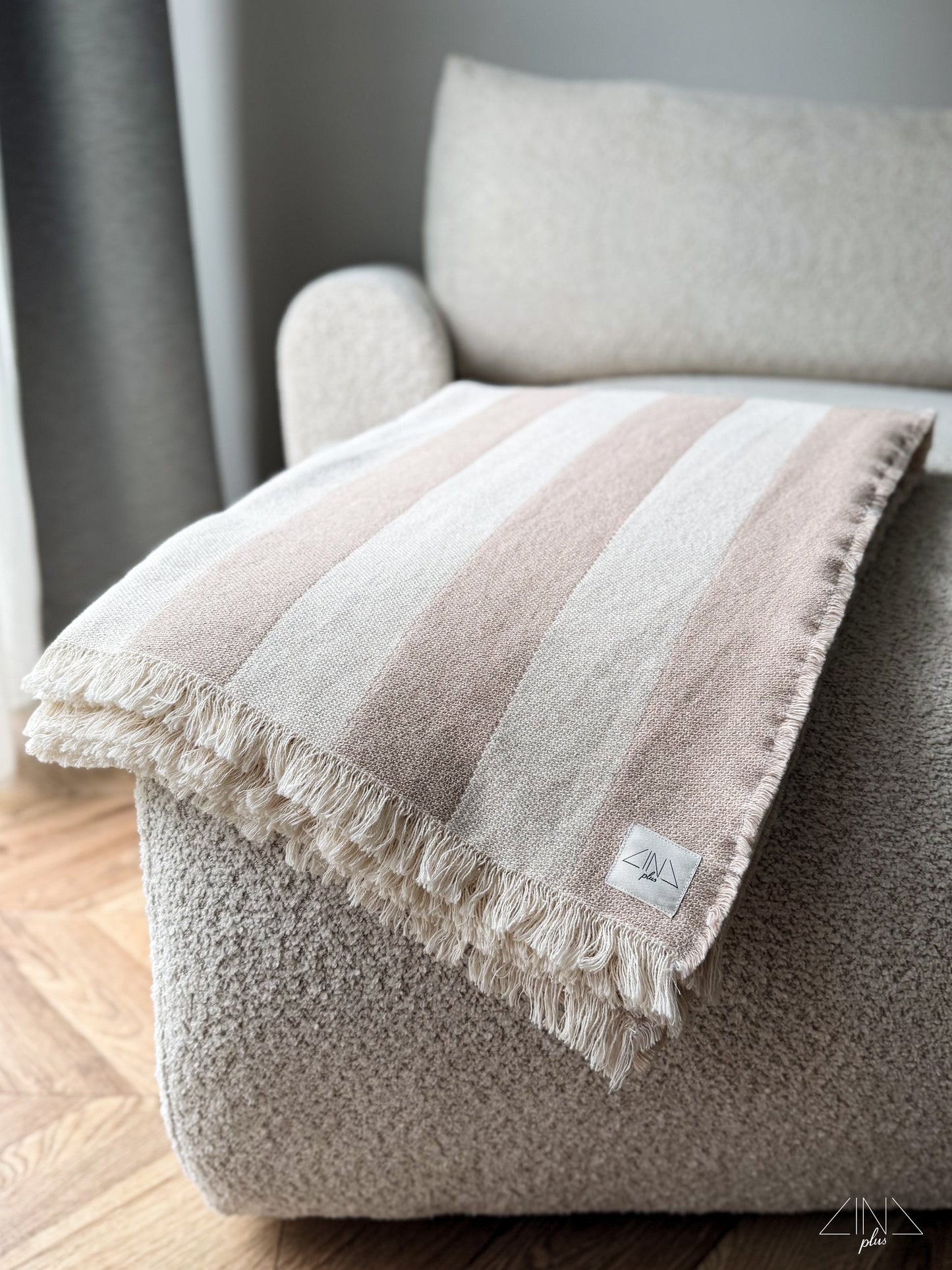 Cotton Blanket | Throw in Stripes