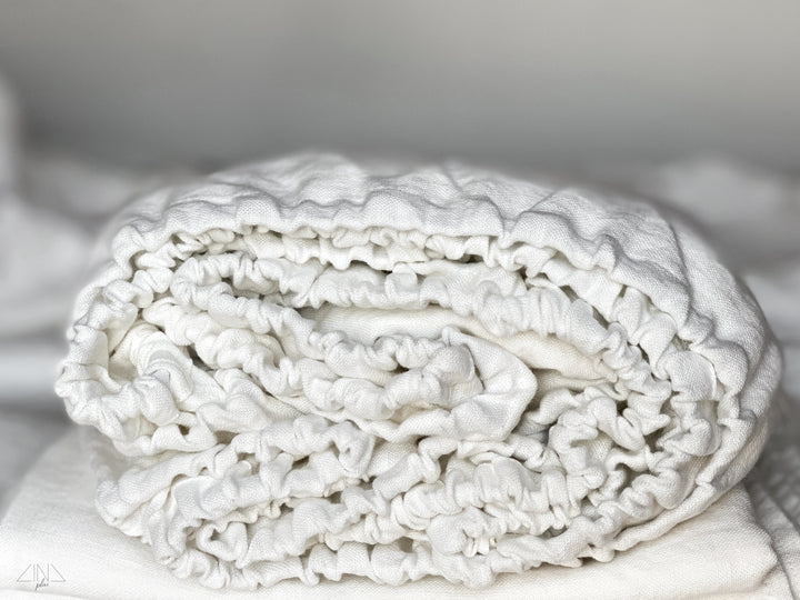 Custom Heavy Linen Fitted Sheet