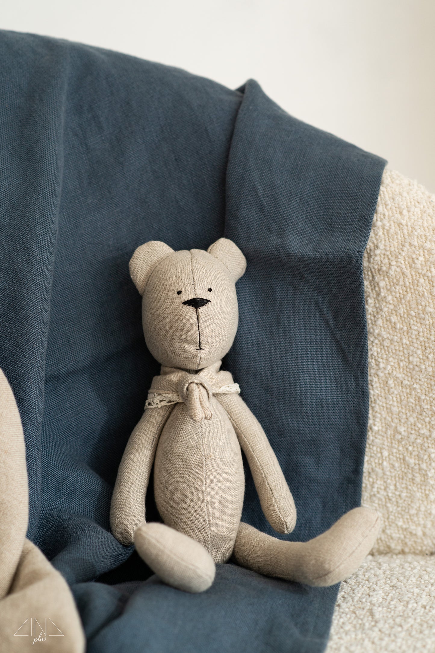 Linen Teddy Bear