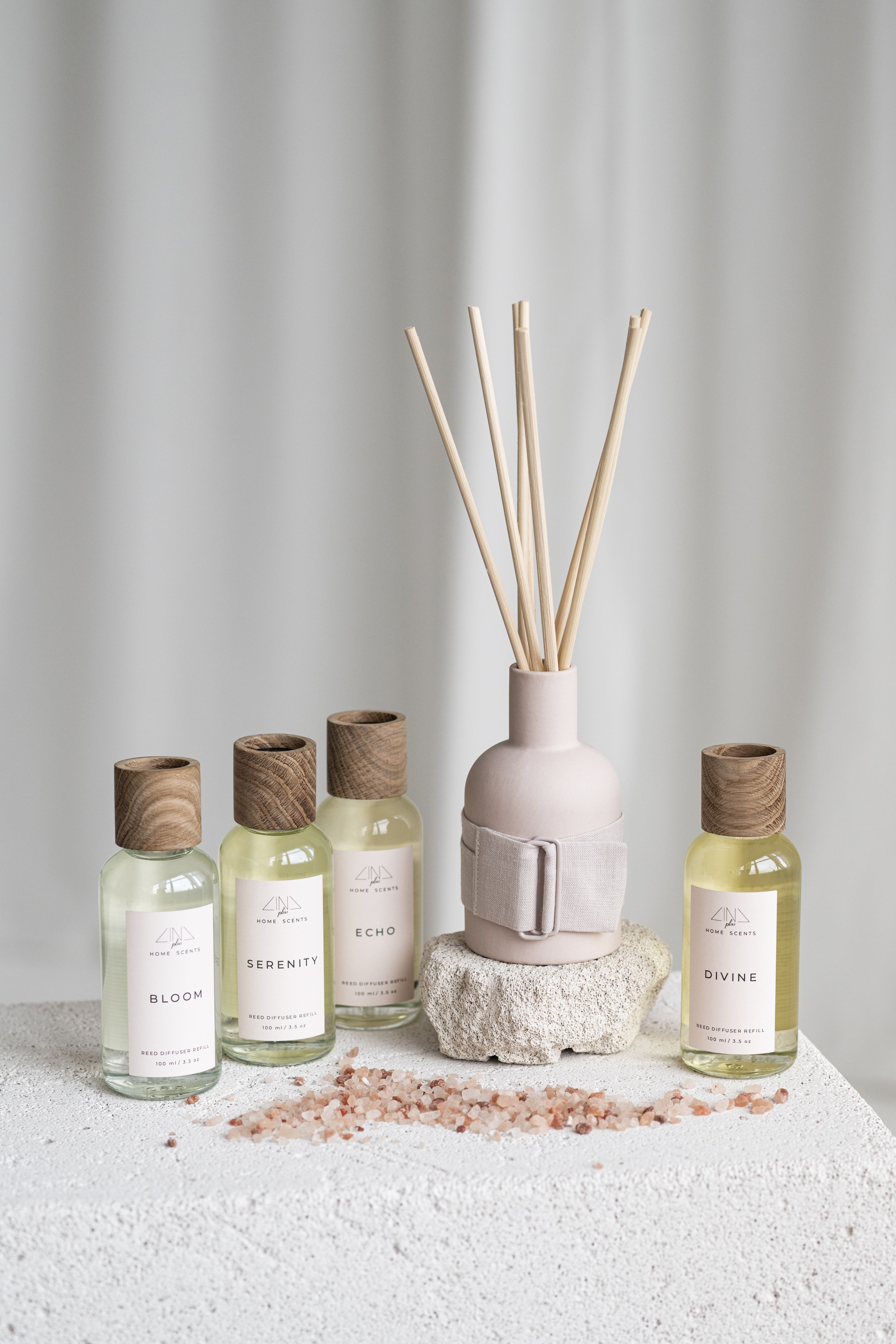 Pink Container Reed Diffuser Pink Reed Diffuser – Lina Plus Home