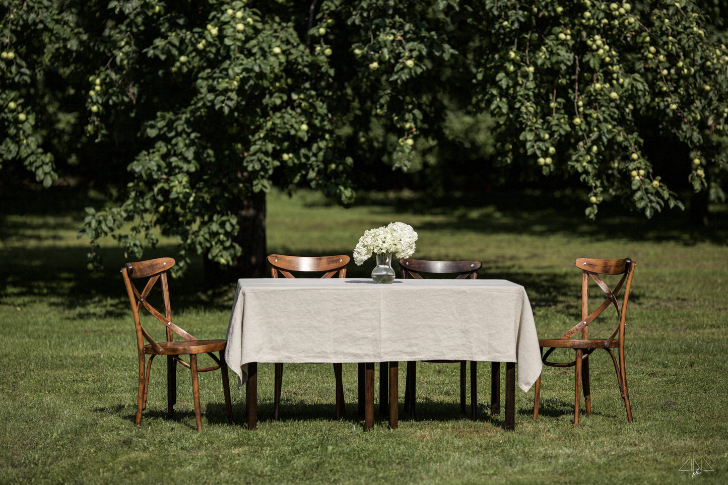 Heavy Linen Tablecloth in NEUTRAL