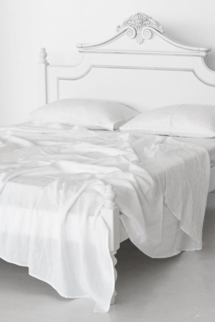 SIMPLIN Linen Flat Sheet in NEUTRAL