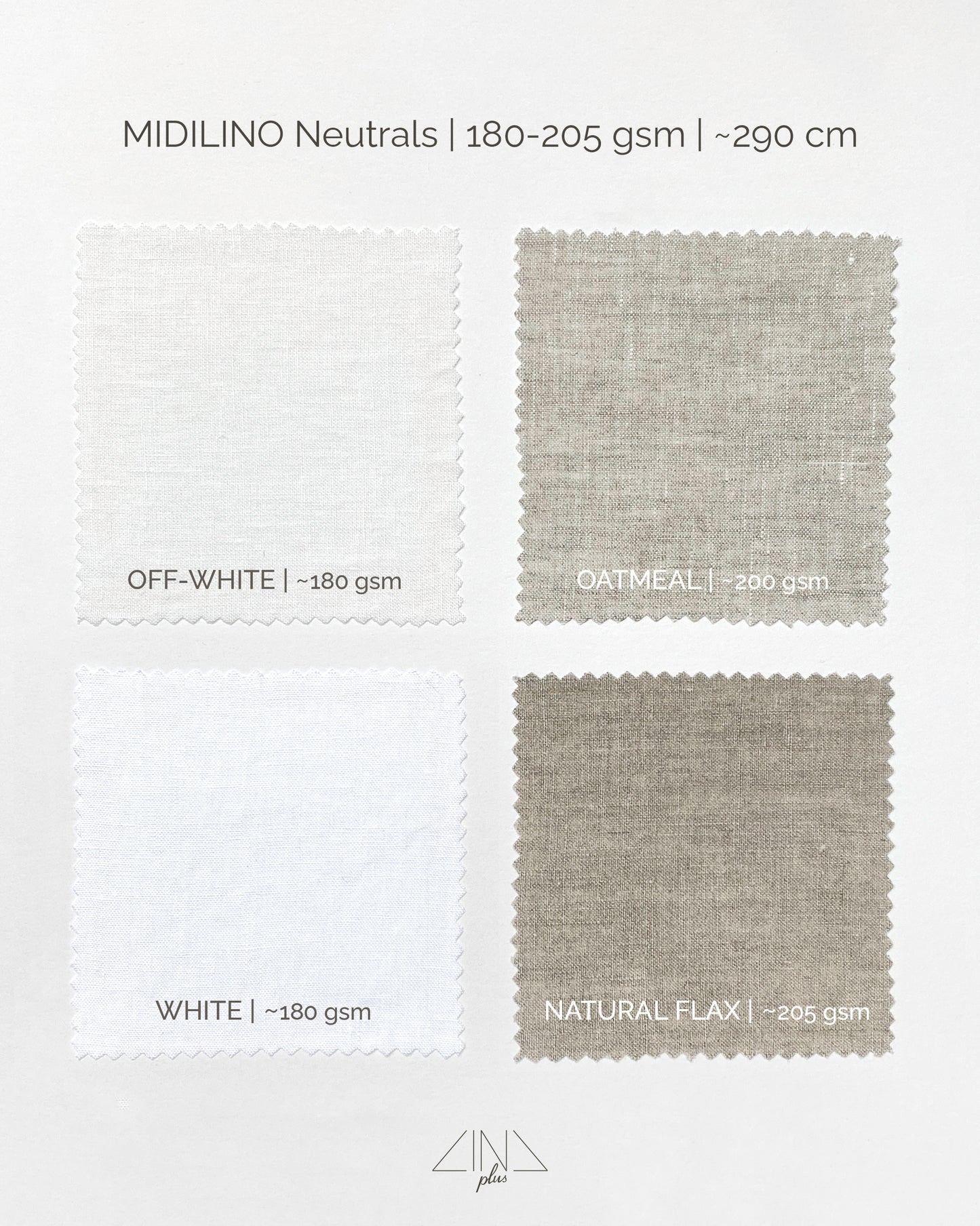 SIMPLIN Linen Flat Sheet in NEUTRAL